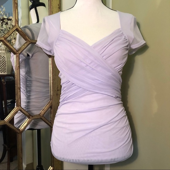 Moda International Tops - Moda International Fine Mesh Top